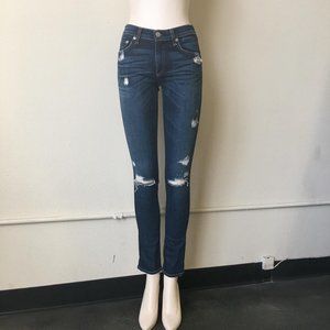 Rag And Bone Distressed Skinny Jeans